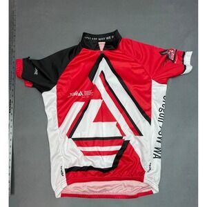 Primal Cycling Jersey Men Medium Red ADA Tour For The Cure Lightweight Pockets